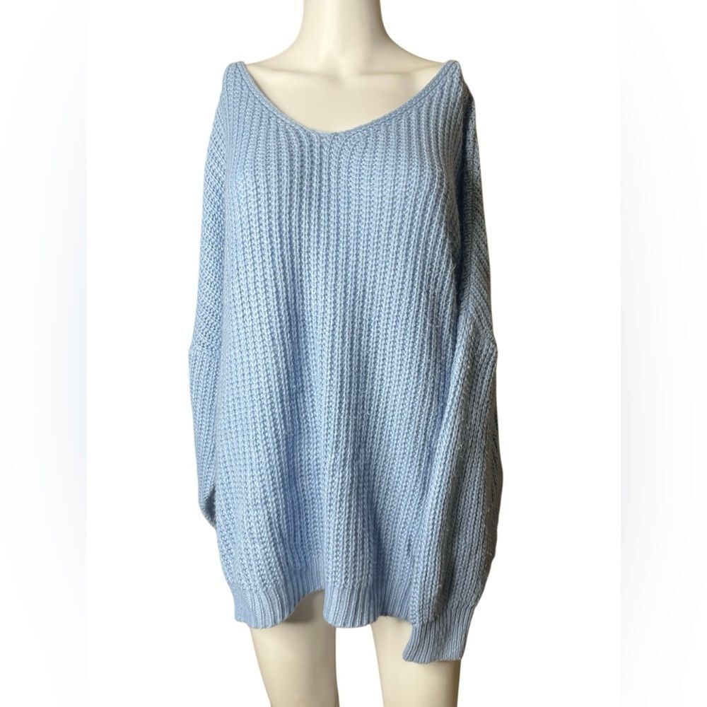 Light Blue Women's Sweater 2 Large